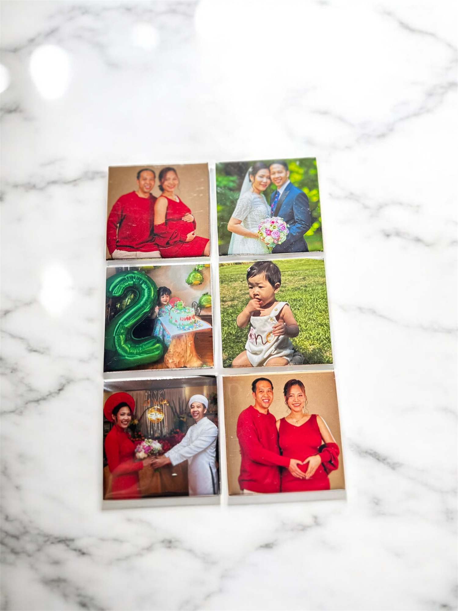 Square Custom Photo Magnets