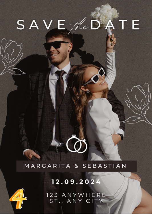 Save The Date Magnets - Custom Wedding Announcement Magnets | VV Magnets