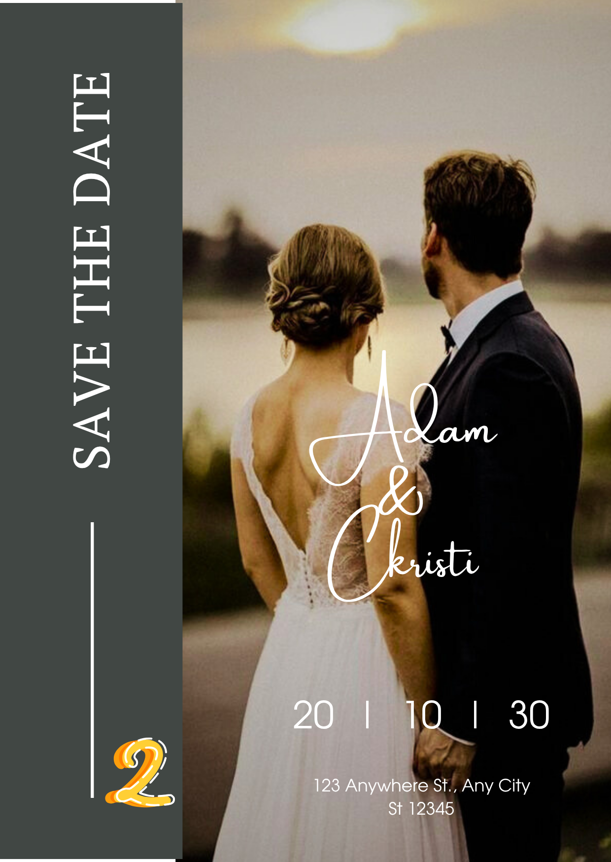 Save The Date Magnets - Custom Wedding Announcement Magnets | VV Magnets