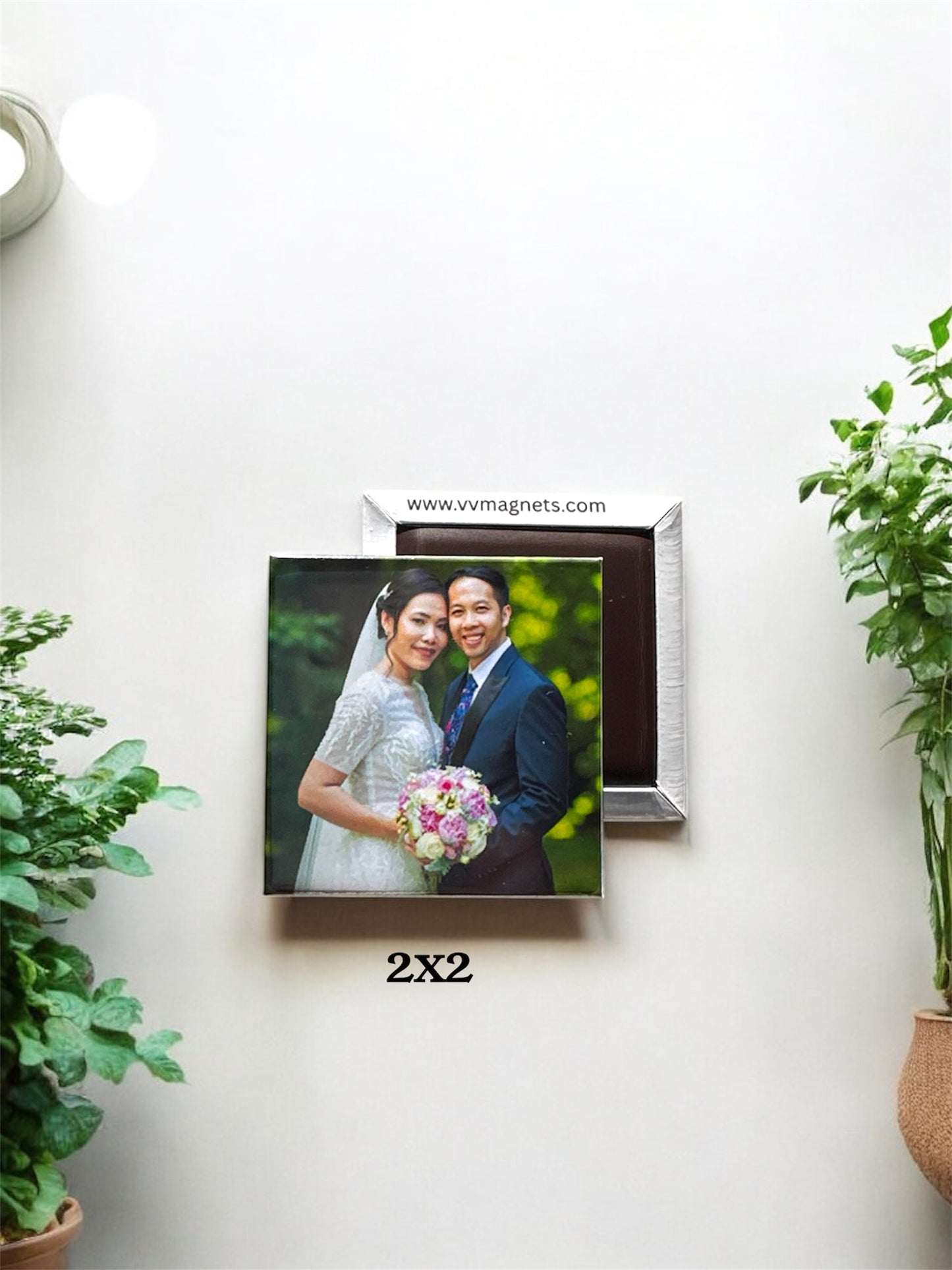 Fridge worthy photo magnet perfect for every special moment in life, Engagement, wedding, baby announcement, newborn, milestones, family portraits and more 