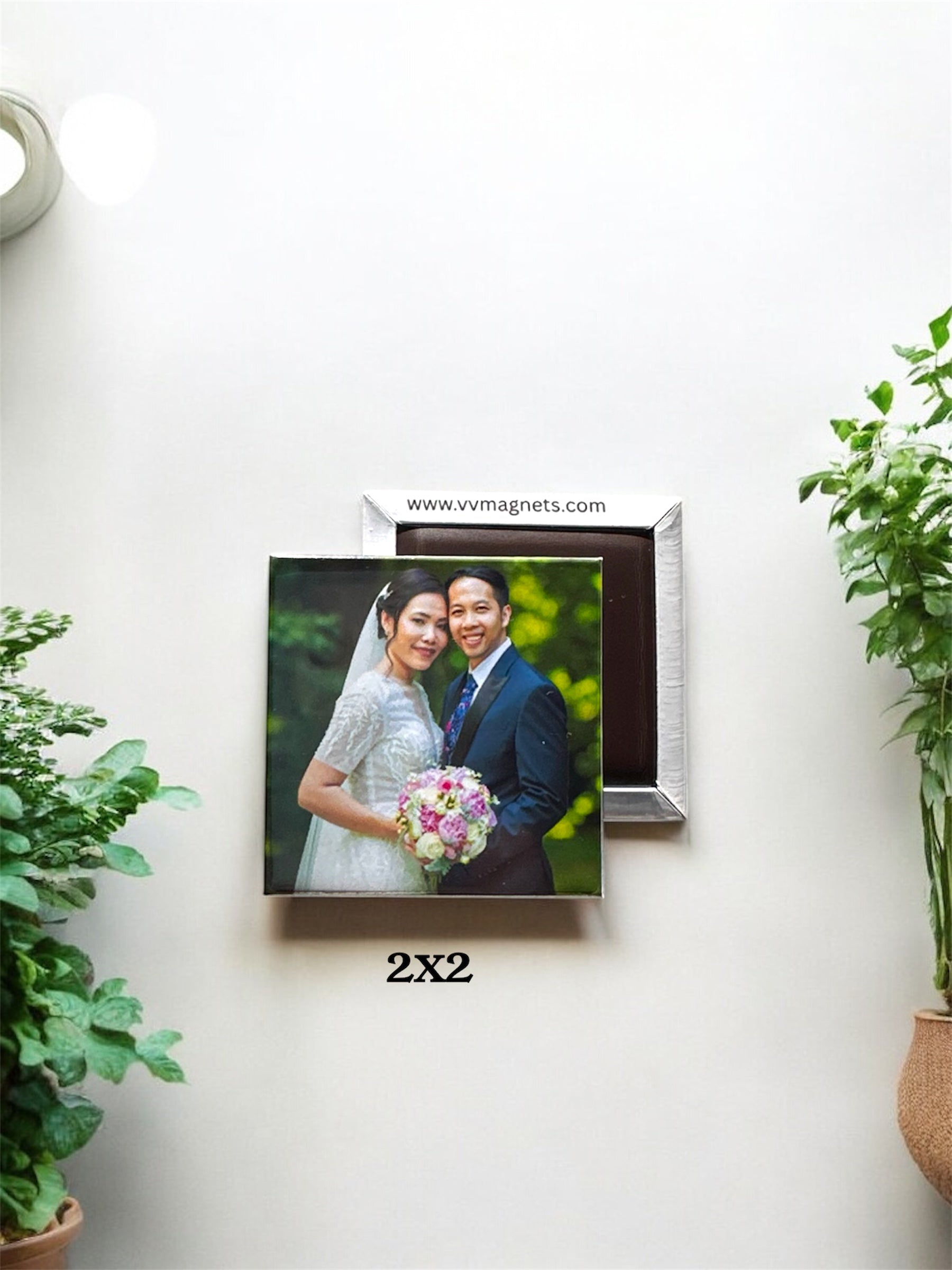Fridge worthy photo magnet perfect for every special moment in life, Engagement, wedding, baby announcement, newborn, milestones, family portraits and more 