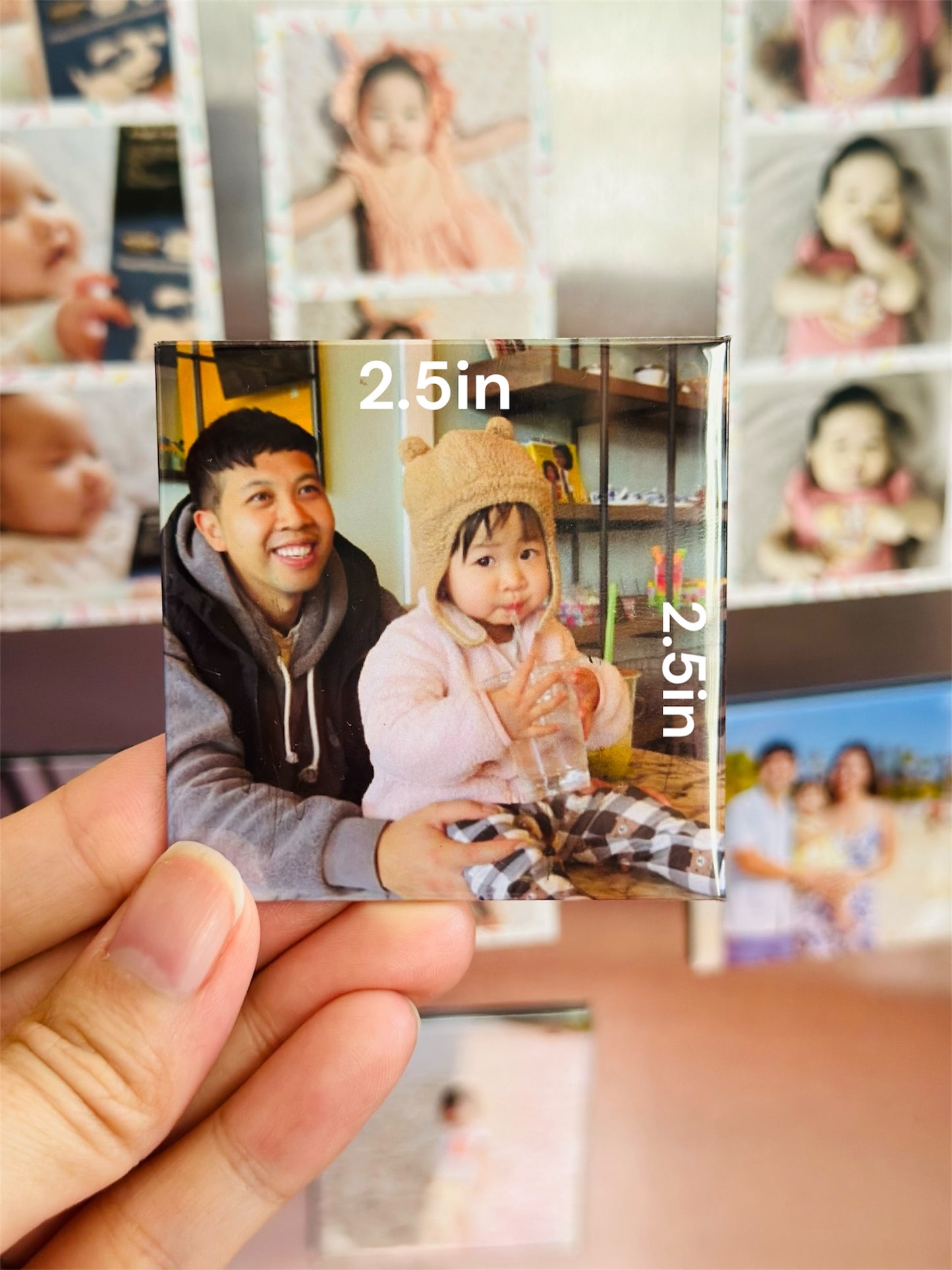 Photo Magnets 2.5 x 2.5 inches